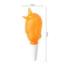 3pcs 16.91oz Large Capacity Transparent Diamond Automatic Watering Device, Clay Slow Release Anti-Clogging Seepage Watering Tool, Indoor Drip Irrigation Watering System, Potted Flower Plant Watering Device - Multicolor - View 10