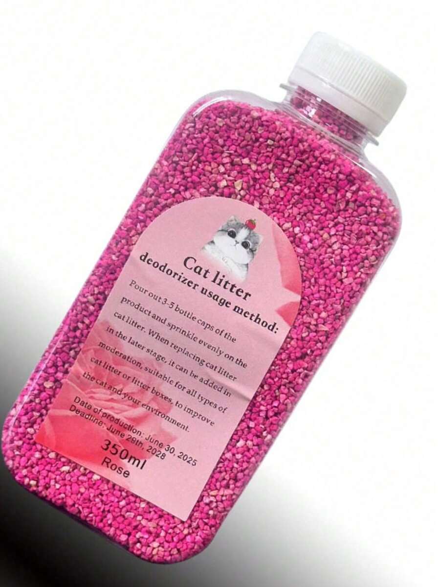 1組 350ml 長效貓砂盆除臭劑，貓咪用品，貓咪產品，清新居家香氛，也適用於其他小型動物，寵物除臭劑，污漬去除劑，貓咪禮物
