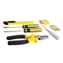 Kit De Ferramentas Com Maleta 11 Peças Alicate Chave Fenda Estilete - 11 Peças - Visão 3
