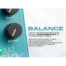 Pedal de efeito Fuhrmann Cycle Chorus Analógico para Guitarra Verde - Verde - Visão 7