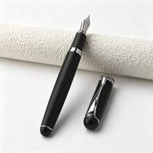 Jinhao 9019 Fountain Pen Matte Black Metal Large Capacity Ink Pen F Nib Business Office Writing Gift Pen - 9019 - View 4