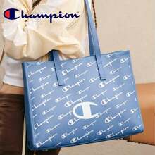 Champion Versatile Large Capacity Outdoor Sports Retro Collegiate Style Casual Bag - Blue - View 5