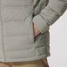 Adidas Helionic Insulated Outdoor Windproof Hooded Down Jacket Men's Grey - Grey - View 6