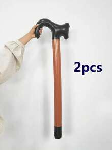 1pc/Set Inflatable Walker And Cane, Outdoor Game Accessory, Retirement Party Decoration And Fun Gift For Seniors - Multicolor - View 6