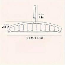 1pc/2pcs Space-Saving Multifunctional Clothes Hanger,Multi-Function Non-Slip 360° Rotating Plastic Bedroom Wardrobe Hanging Rack, Towel Rack, Portable Foldable Clothes Hanger, Suitable For Wardrobe Storage, Essential For Travel - Multicolor - View 4