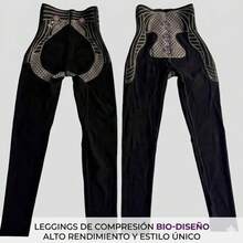 Plus Size Leggings - Black - View 5