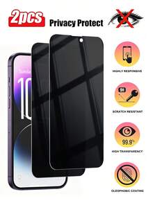 Navigator 2片裝防偷窺隱私鋼化玻璃螢幕保護貼，抗碎裂，相容 iPhone Duo/18 Pro Max/18 Pro/18/17 Pro Max/17/17 Pro/17 Air/16 Pro Max/16/16 Pro/16 Plus/15 Pro Max/15/15 Pro/15 Plus/14 Pro Max/14/14 Pro/14 Plus/13 Pro Max/13/13 Pro/12/12 Pro/12 Pro Max/11/11 Pro Max 全系列 - 無色 - 查看 34