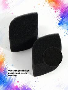 MAANGE 1/5/10/20pcs Dual-Use Makeup Sponges, Soft Skin-Friendly Powder Puffs, Easy-To-Apply Makeup Eggs, Daily Makeup Essential, Portable Travel Makeup Tool, Suitable For Liquid Cosmetics, Gift For Girls - Black - View 8