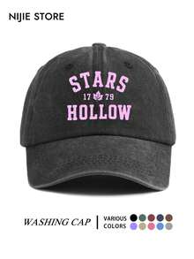 1pc Manchester Bee Don't Look Back In Anger Pattern Baseball Cap, Vintage Distressed Washed Style, Lightweight Comfortable Adjustable Sun Protection Multi-Functional Baseball Cap Unisex Duck Bill Dad Hat, Suitable For Daily Outings, Outfit, Commuting, Travel, Vacation, Outdoor Activities, Trucker Hat - A - View 10