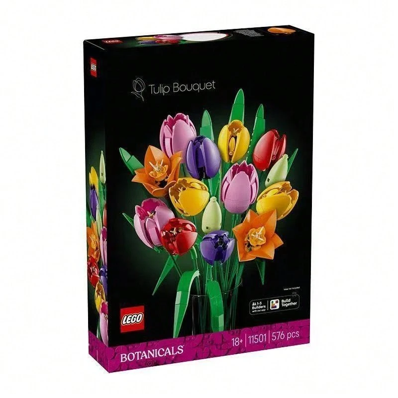 LEGO Flower Plants Series 11501 Tulip Bouquet Assembly Collection Building Blocks Toy Gifts - 11501 Tulip Bouquet - View 1
