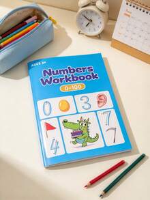 48-Page Writing Practice Book - 0 To 100 Number Chart, Number Tracing Workbook, Interactive Learning Activities, Suitable For Elementary School And Home Education - Used To Develop Hand-Eye Coordination And Math Skills, Paper, Christmas Gift/Birthday Gift For Children - Multi-color - View 11