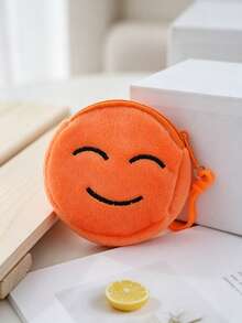12pcs Kids Girls Pattern Plush Fabric Zipper Mini Coin Purse, Cute Cartoon Style, Suitable For Daily Use, Party Favors, Gifts - Multicolor - View 4