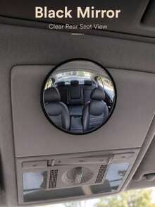 1pc/2pcs Car Sun Visor Rearview Mirror, Car Interior Accessory, Personalized Decoration, Wide Angle Mirror, Car Interior Decorative Mirror, Can Be Installed In Any Position, Can Be Used As A Mirror - A - View 3
