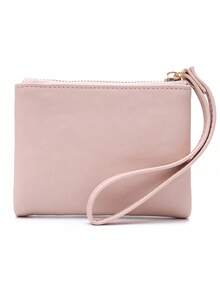 1pc New Heart Embroidery Short Wallet Korean Style PU Minimalist Versatile Multi-Card Slot Student Zipper Coin Purse Multifunctional ID Card Bank Card Storage Small Bag Daily Storage Bag Party Travel ID Holder Birthday Gift New Year Gift For Best Friend Classmate Friend Wallet - Multicolor - View 5