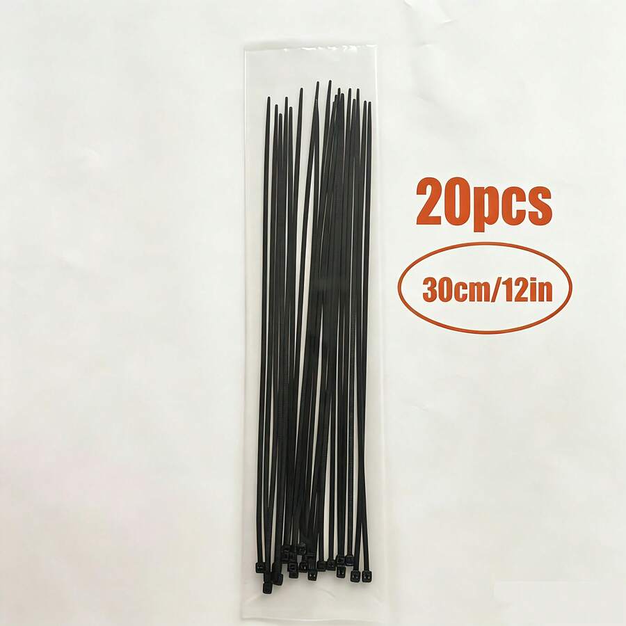 20PCS Small Size More Convenient To Prevent Waste. Suitable For Home, Office, Gardening, Tool Room, Workshop Cable Management, Indoor And Outdoor Use, Flexible And Crack-Resistant.
