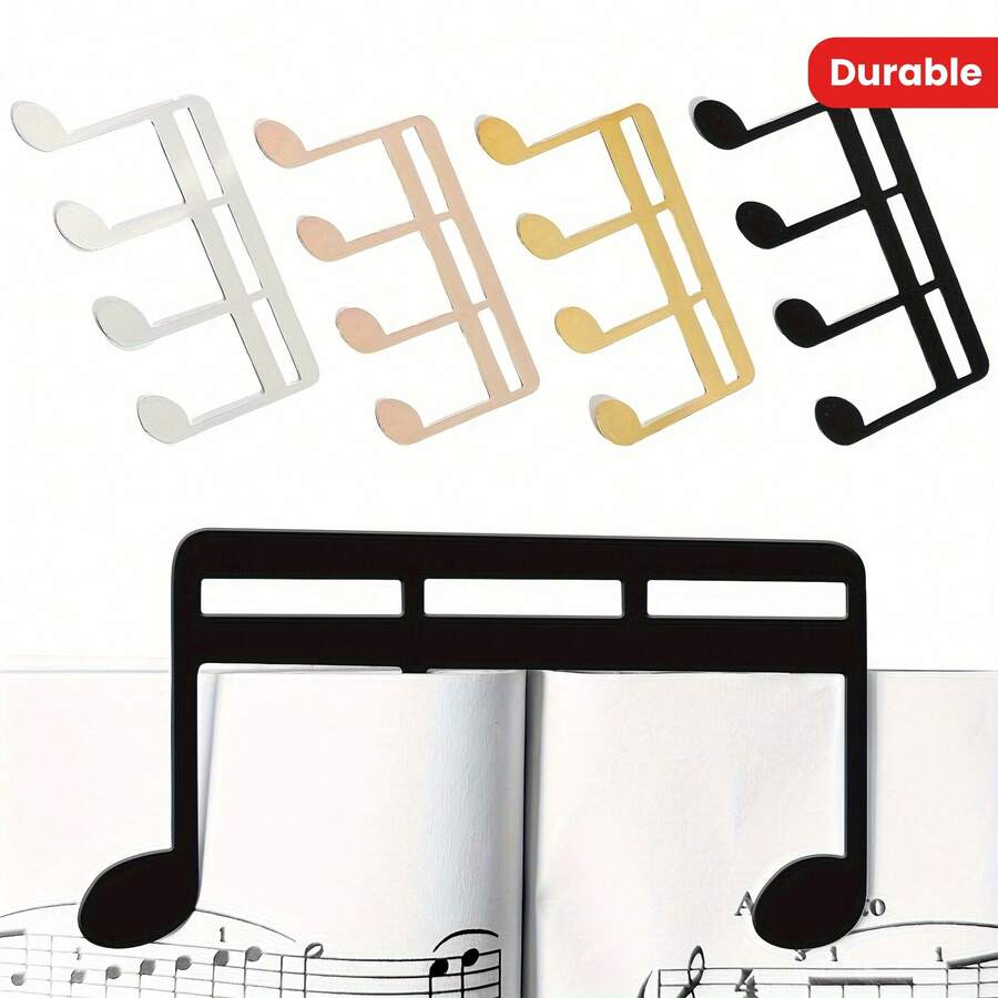 Multifunctional Metal Music Book Clip & Page Clip - Ideal For Piano, Keyboard Stand And Books, Durable Mixed Color Design - Suitable For Musicians And Students - Perfect For Practice And Performance - Great Gift For Music Lovers