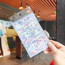 Hasbro Sanrio Family 1 Pack/4 Sheets Hello Kitty Apple House Cartoon Cute DIY Planner Sticker Decal For Water Bottle - Multicolor - View 11