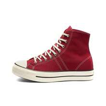 Converse Lucky Star High Top Classic Versatile Durable High-Top Canvas Shoes Unisex Red/White - Red - View 1