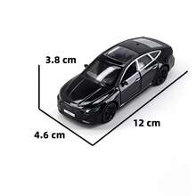 1pc Alloy Die-Cast Sport Sedan Model Car, Detailed Vehicle Miniature With Openable Doors & Trunk, 4 Colors Random Style, Desktop Display Collectible, Birthday Gift, Christmas Gift, Holiday Gift Choice - Multicolor - View 7