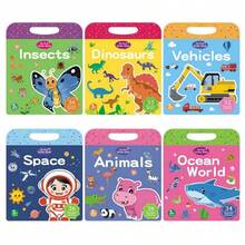 Squishy-Parent-Child Interactive Stickers-1pc-Cute Ocean Creature Jelly Stickers, Bright Color 3D Cartoon Stickers-Reusable Peel And Stick Stickers, Whale Mermaid Octopus Pattern Stickers, Suitable For DIY Crafts-Interactive Collage, Fun Game Books - Multicolor - View 8