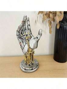 1pc Cyberpunk Mechanical Hand Game Controller Holder Headphone Stand Desktop Ornament Room Storage Organizer - Birthday Gift - Perfect Gift - Holiday Gift - Multicolor - View 14