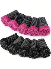 Disposable Eyelash Brush Mascara Wand Applicator For Eyelash Extensions, Eyebrows And Makeup 20/50/100/200/300Pcs - Multicolor - View 2