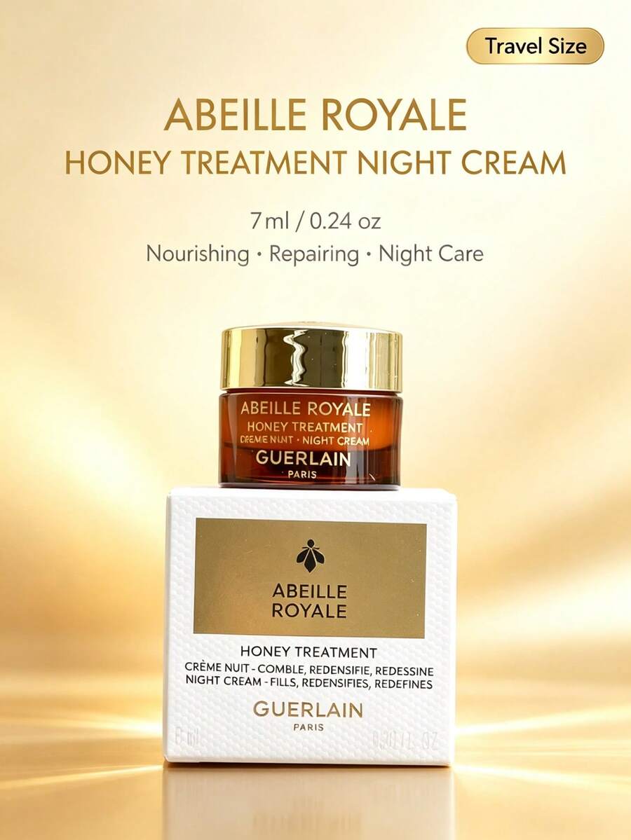 Guerlain - 7ml - Ukuran Perjalanan Krim Malam Abeille Royale Melembapkan Memperbaiki Mengencangkan Anti-Penuaan Menutrisi Tidak Berminyak - Collagen - View 1