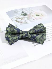 1PC Men's Fashion Versatile Exquisite Floral Pattern Bow Tie Suitable For Daily Wear, Shopping, Business, Party, Banquet - Multicolor - View 12