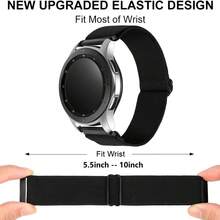 Applicable To Watch Elastic Nylon Adjustable Sport Band (One-Pack) - Baby Pink - View 4