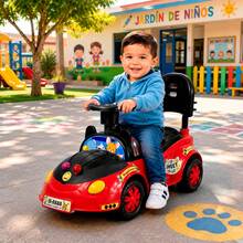 Kids Push Ride-Ons - Red - View 4
