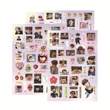 Hasbro 8pcs/1set Bulletproof Film Sticker Kpop Highly Attractive Ins Style Korean Group Min Yoongi Merchandise Packing Material Waterproof Decal - Multicolor - View 5