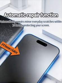 4Pcs Matte Hydrogel Screen Protector Compatible With Iphone, Anti-Glare Anti-Fingerprint Flexible Soft Phone Hydrogel Film, Smooth Touch Gaming Screen Film Compatible With IPhone 18 17 16 15 14 Plus 13 12 11 Pro Max - Clear - View 7
