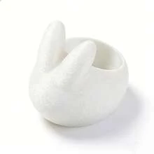 3D Printed Rabbit Shaped Tea Light Candle Holder, Cute Rabbit Ear Candle Stand, Matte Texture, Multi-Color LED Tea Light Lamp Holder, Easter Spring Desktop Decor, Home Desktop Decoration, Christmas Stocking Filler Gift And New Year Gift - Multicolor - View 7
