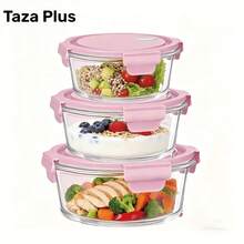 Food Storage And Organization Sets - 3 Colors: Blue, Pink, and Green - View 2