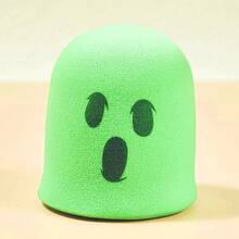 Halloween Themed Makeup Sponges, 3/6 Pcs Cute Ghost Pumpkin Shaped Cosmetic Sponges For Facial Cosmetic Application - Multicolor - View 6