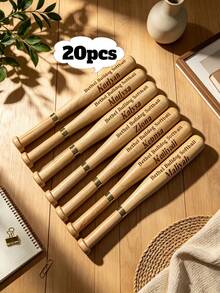 Personalized Baseball Bat Shaped Pen: Wedding, Groomsman Gift - Khaki - View 11