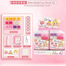 1pc Princess Arrival Magic Water Mist Bead Full Set Material Kit, Perler Bead Material Kit Full Set Toy - Multicolor - View 4
