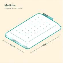 Dreamlab Almohada Graphite Pillow| Almohada de Memory Foam con Carbón| Hipoalergénica, Antibacterial, Soporte, Certificaciones| Firmeza: Firme Medio| Tamaño Estándar (60 cm x 40 cm x 10 cm) - Camel - Ver 8