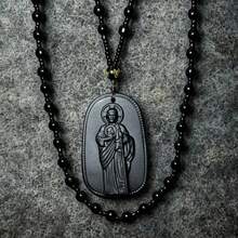 Women Pendant Necklaces - Black - View 5