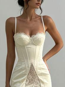 Women Short Dresses - White - View 2