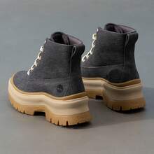 Timberland New Women's Outdoor Commute Lightweight Comfortable Thick Sole Height-Increasing Martin Boots - Chocolate Brown - View 2