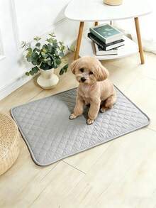 Reusable And Washable Pet Pee Pads - 4-Layer Waterproof & Absorbent, Dog/Cat Training & Housebreaking Pads For Small/Medium/Large Pets, Keep Your Pets Dry And Comfortable - Light Grey - View 1