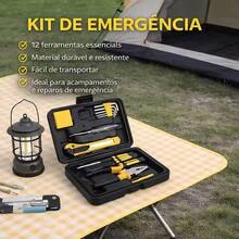 Kit De Ferramentas Com Maleta 11 Peças Alicate Chave Fenda Estilete - 11 Peças - Visão 6