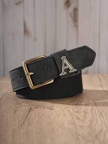 1pc Casual Minimalist Buckle Belt Women's Vintage Patchwork Decorative Waist Belt Suitable For Matching Dresses And Jeans - BH1251 - View 24