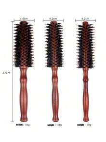 1pc Nylon Hair Roller Brush, No Damage Hair Styling Comb, Curling Brush - Multicolor - View 6