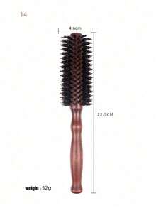 1pc Nylon Hair Roller Brush, No Damage Hair Styling Comb, Curling Brush - Multicolor - View 9