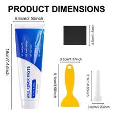 Wall Repair Paste Kit, Interior Wall Crack Repair Filler, Fast Dry White Putty For Wall Holes Graffiti Cover Peeling Paint And Surface Damage Repair - Set - View 9