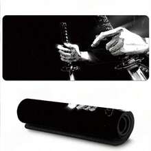 Extra Large Gaming Mouse Pad, Sword Pattern Desk Mat, Black And White Sword Design, Non-Slip Rubber Base, Washable Office Gaming Mouse Pad, Precision Edging, Suitable For Gaming, Computer And Office Use - View 10