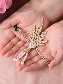 Women's 1920s Style Flapper Costume Accessories, Halloween Party Vintage Fashion Artificial Feather Headband Hair Accessory, Bridal Headpiece, Stage Performance Prop Accessory - Multicolor - View 5