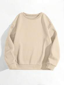 Custom Photo Christmas Crewneck Sweatshirt,Custom Bootleg Style Sweatshirt,Personalized Photo Print Crewneck,Personalized Christmas Gift For Women - Apricot - View 4